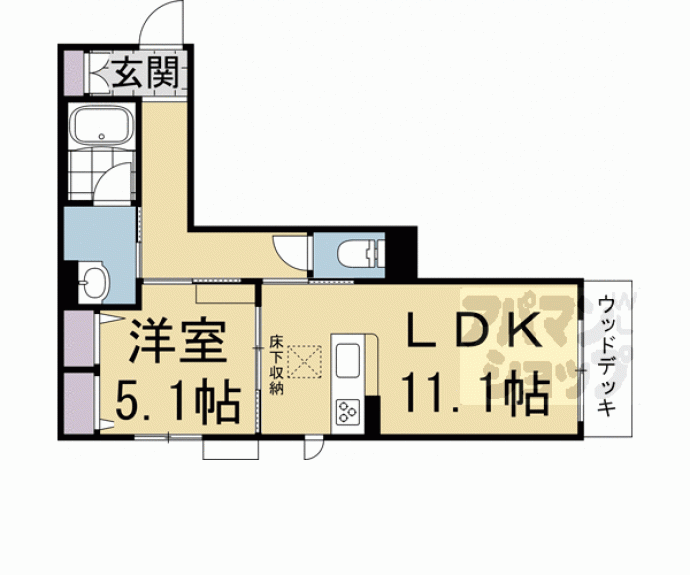【レフィシア松ヶ崎】間取