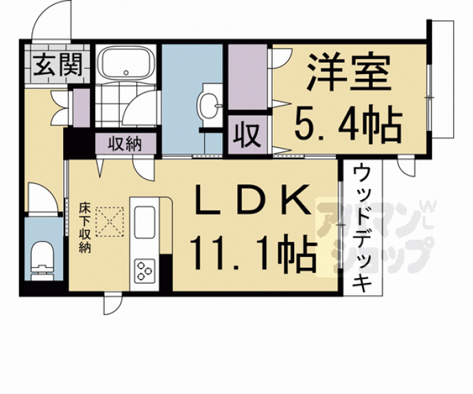 【レフィシア松ヶ崎】間取