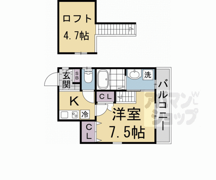【メゾン島】間取
