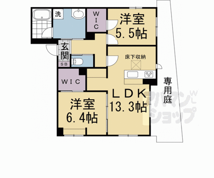 【シャーメゾン聖】間取