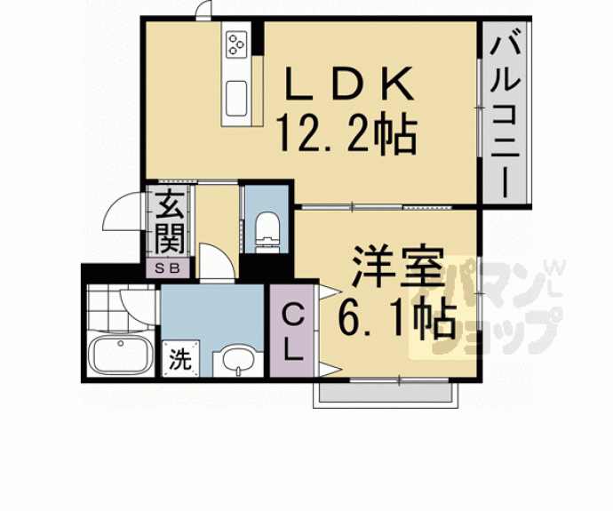 【シャーメゾン聖】間取