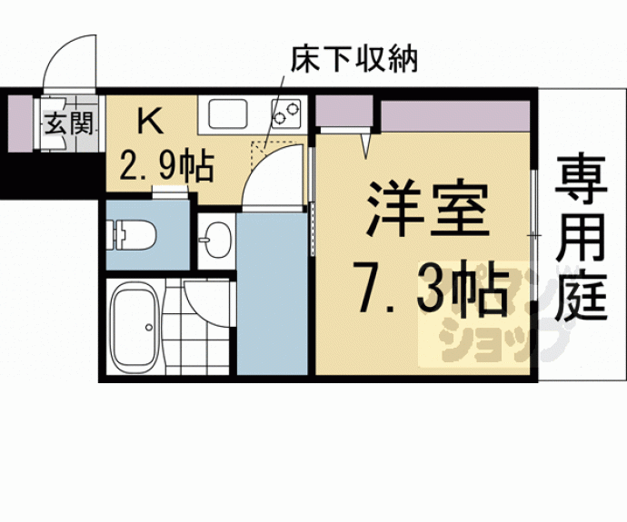 【シャーメゾン伏見桃山】間取