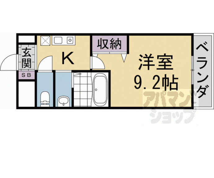 【ネオパレス亀岡】間取