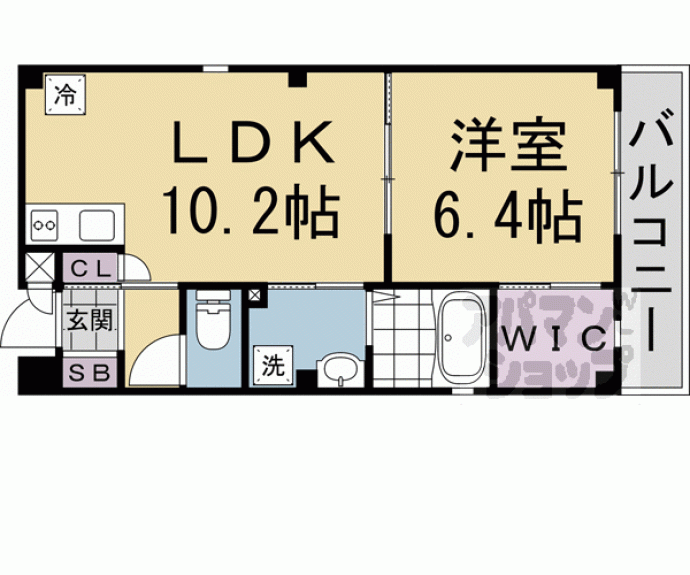 【新町cinq】間取