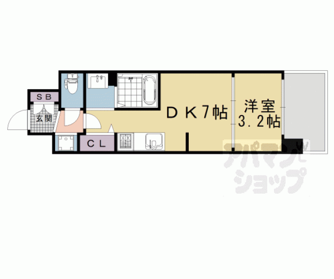 【アドバンス京都フェリス】間取