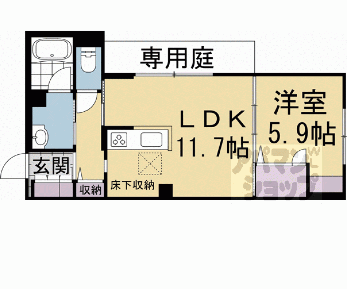 【ローズフラット】間取