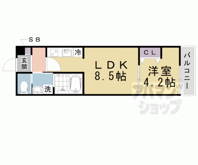 【ＡＬＥＧＲＩＡ大津】間取