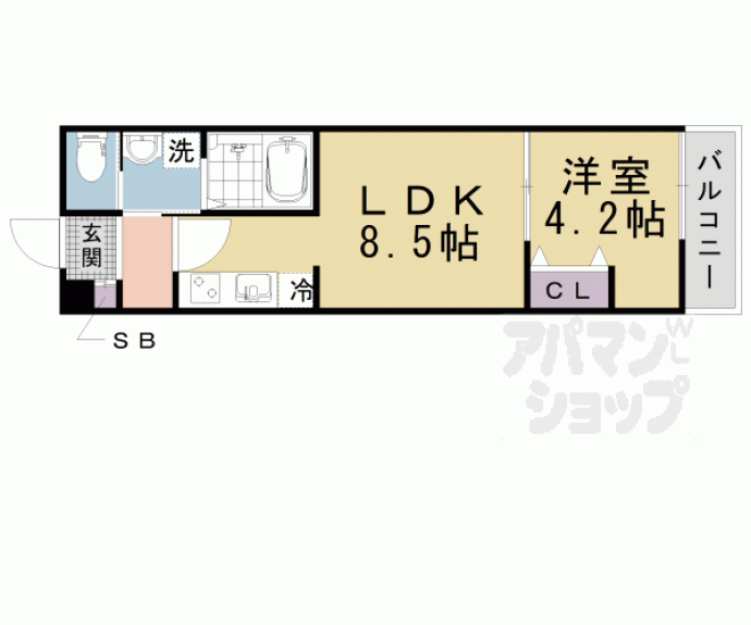 【ＡＬＥＧＲＩＡ大津】間取