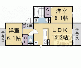 【ベルフィールド西京極　東棟】