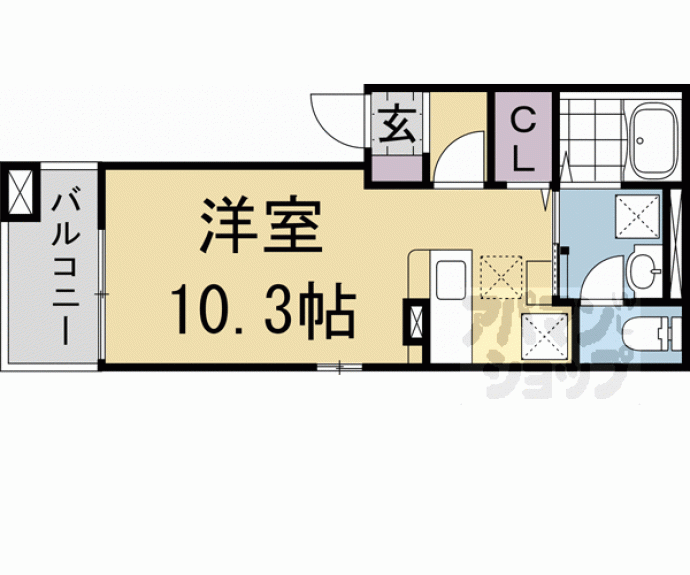【リベルテ祥豊】間取