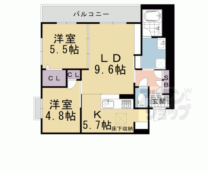 【シャーメゾンＧｒａｎ　Ｂｕｒｇ　グランブルク】間取