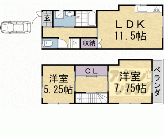 【大宮東小野堀町１３貸家】