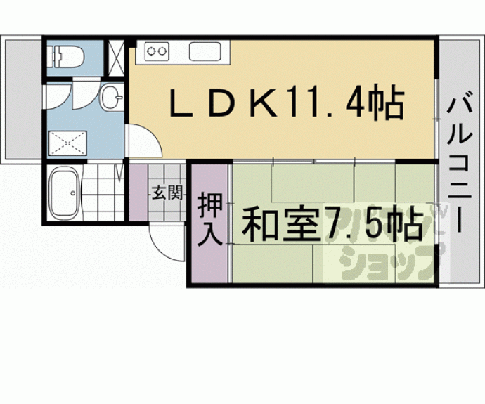 【ハイツクローバー】間取