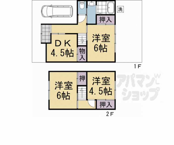【杉村貸家（２）】間取