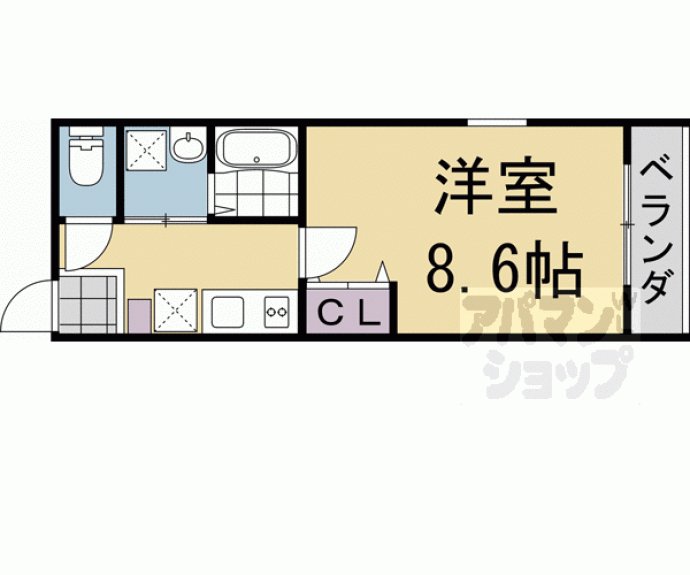 【クレドール西大路駅前】間取