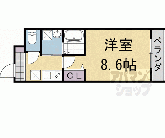 【クレドール西大路駅前】間取