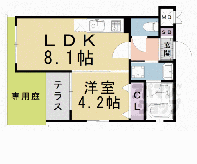 【ベラジオレガシー西洞院松原】間取