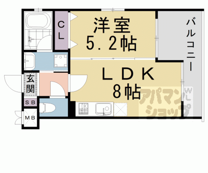 【ベラジオレガシー西洞院松原】間取