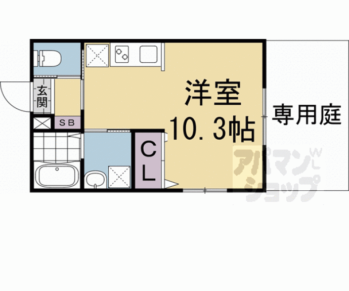 【メゾン・ソレイユ稲荷】間取
