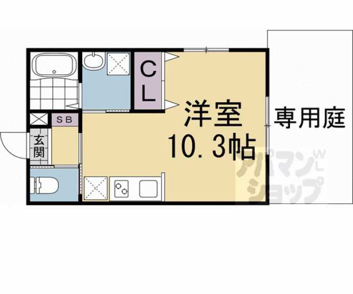 【メゾン・ソレイユ稲荷】間取