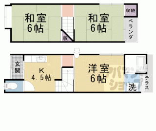 【音羽乙出町貸家】