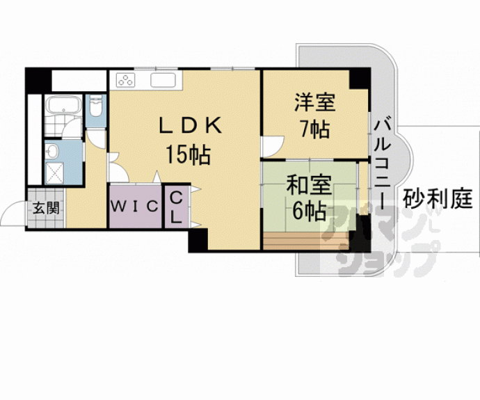 【シャリマー西高瀬】間取