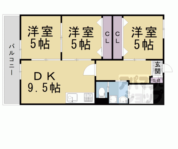 【ニッセイコーポラス】間取
