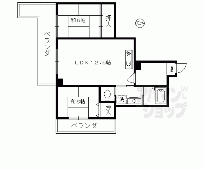 【ニッセイコーポラス】間取