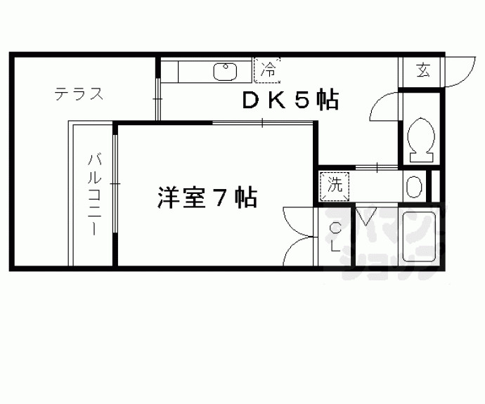 【ウエストハイツ】間取