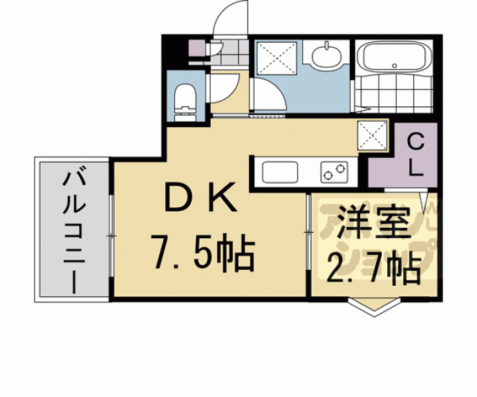 【R-SMART椥辻】間取