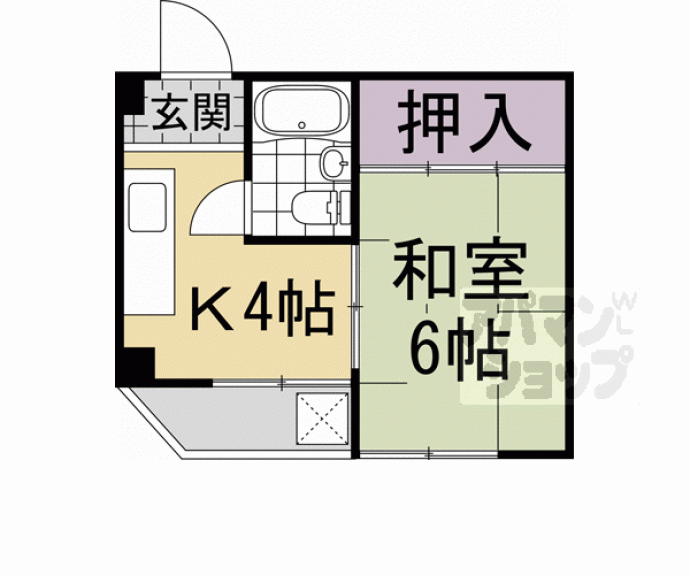 【プレアール西大路】間取