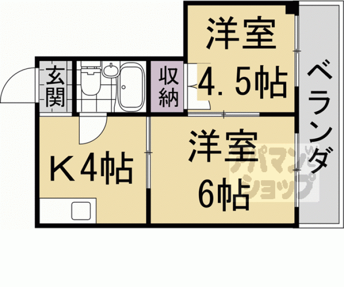 【プレアール西大路】間取