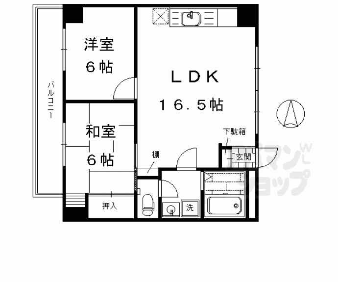 【東和ハイツ本館】間取
