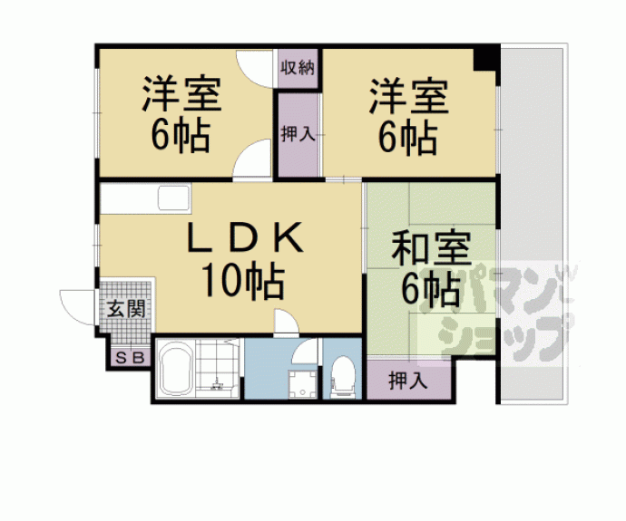 【東和ハイツ本館】間取