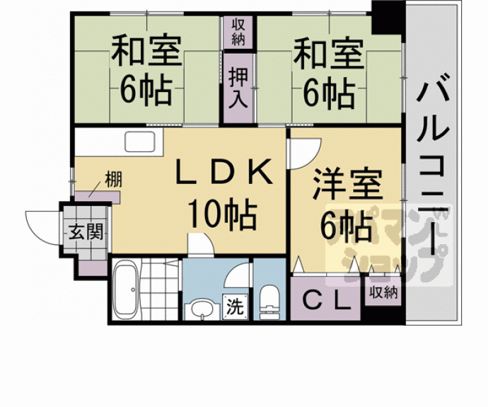 【東和ハイツ本館】間取