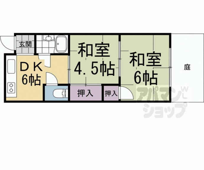 【森本マンション】間取