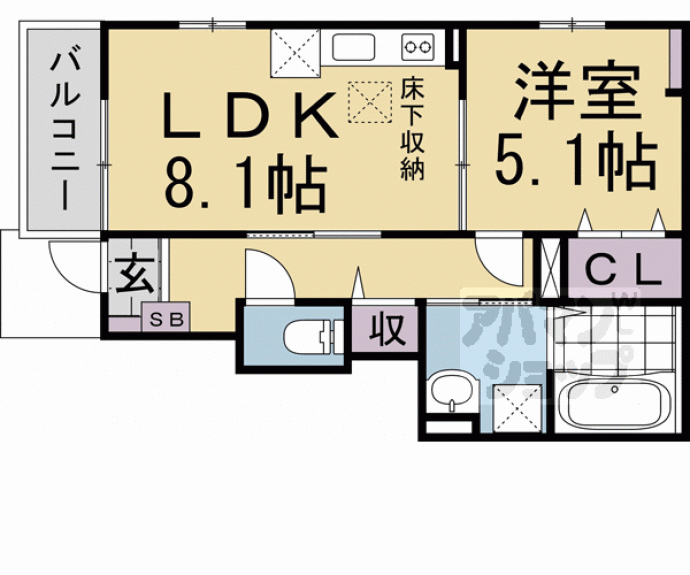 【ベラ　ビィータ日暮】間取