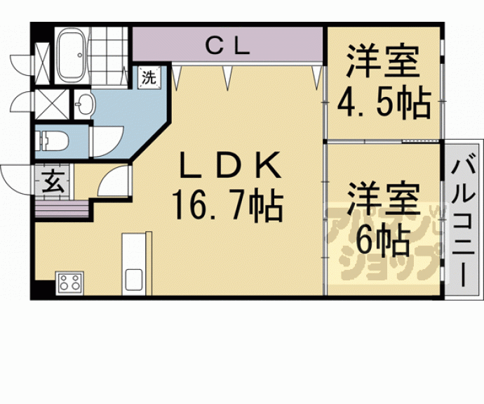 【九条住宅】間取