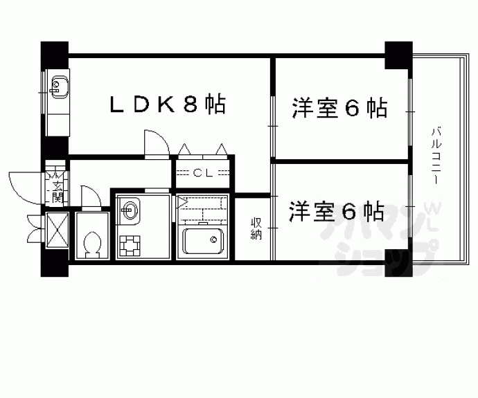 【ハミング西浦】間取