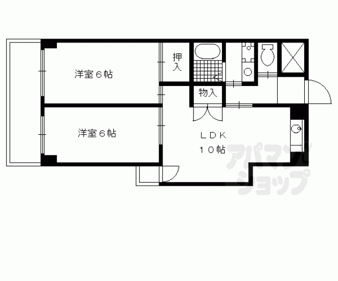 【ハミング西浦】間取
