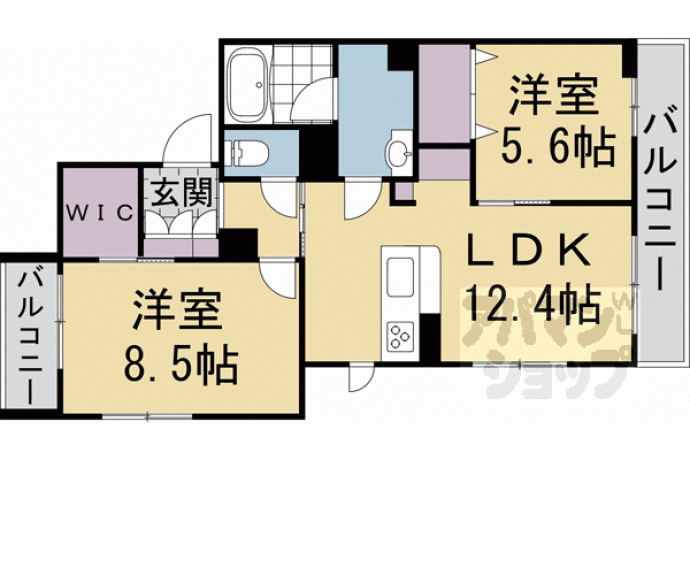 【シルフィード大宮五条】間取