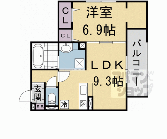 【Ｎ＇ｓ　ｃｏｕｒｔ】間取