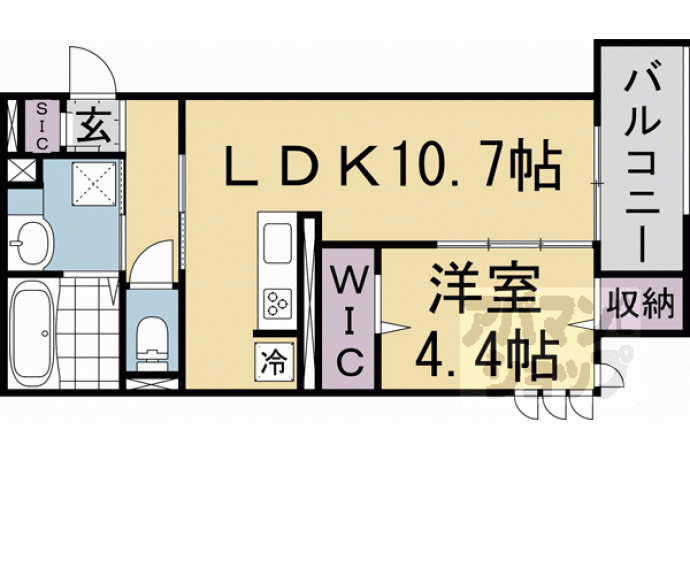 【Ｎ＇ｓ　ｃｏｕｒｔ】間取