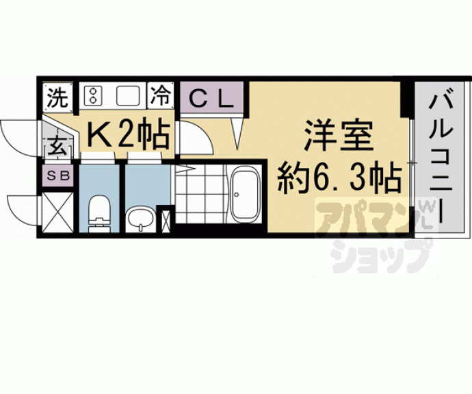 【ファステート京都西陣エール】間取