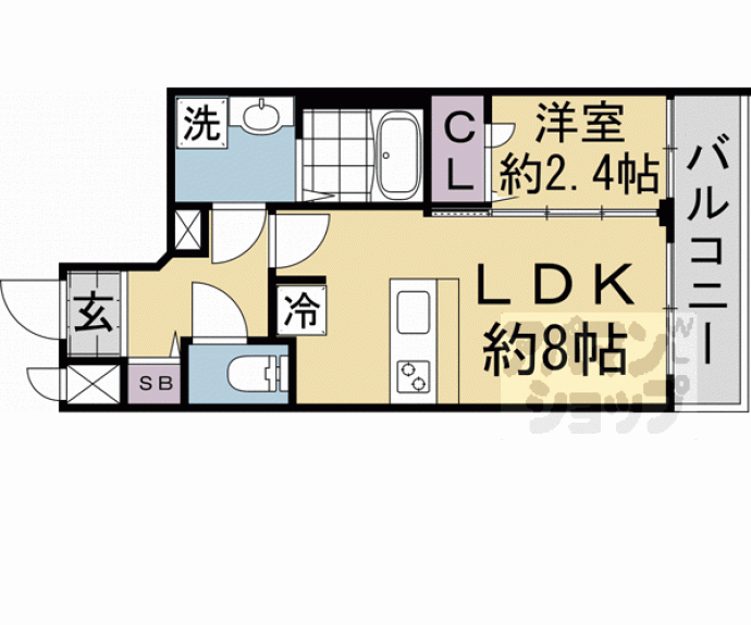 【ファステート京都西陣エール】間取