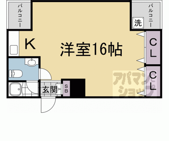 【レッドボールコート上鳥羽】間取
