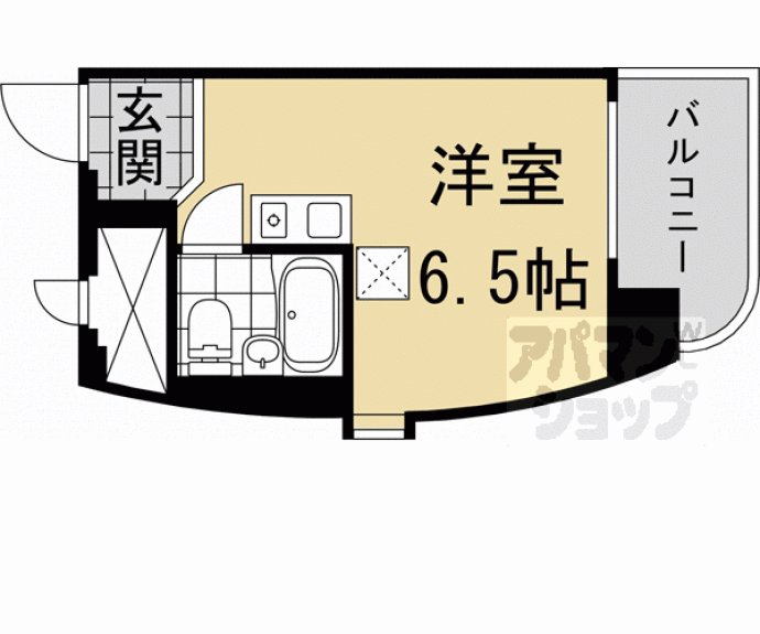【朝日プラザ鴨川Ⅱ】間取