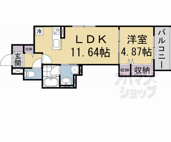 【Piso丹波口】間取