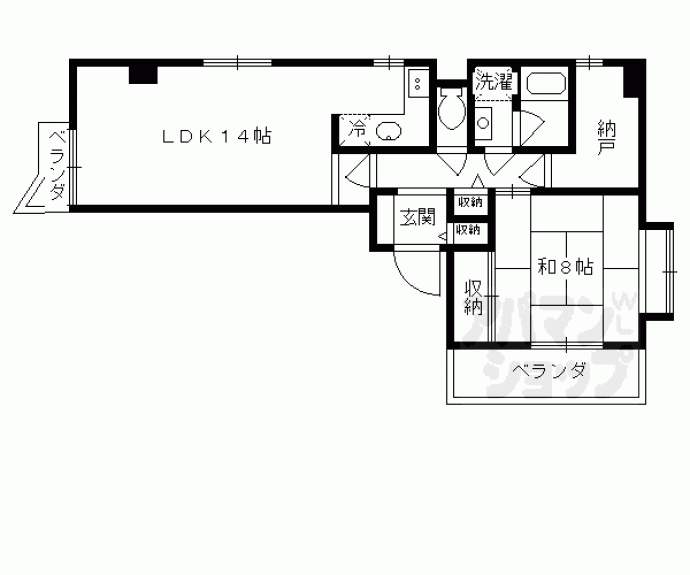 【レトロマンションⅣ】間取