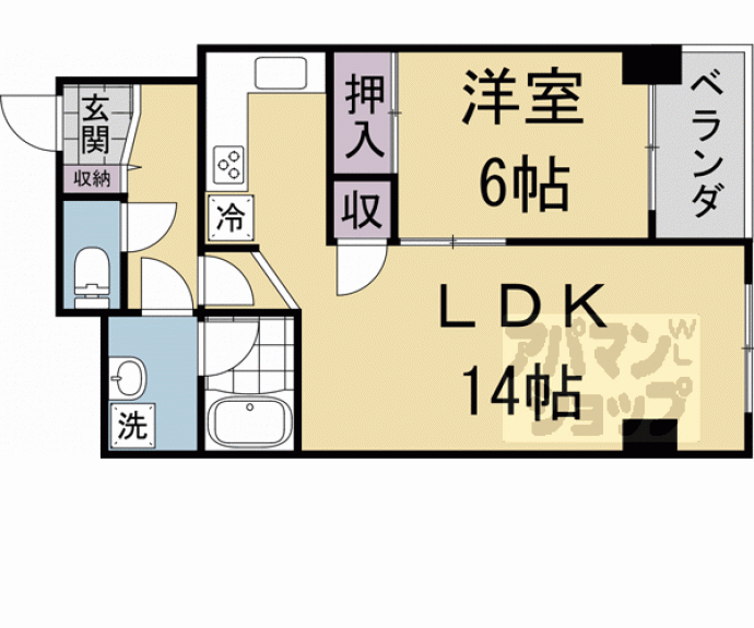 【レトロマンションⅣ】間取